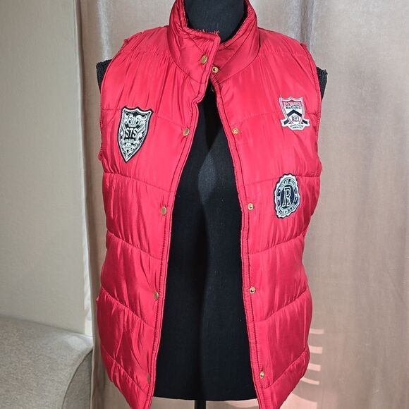 Red Puffer Vest - Picture 7 of 11